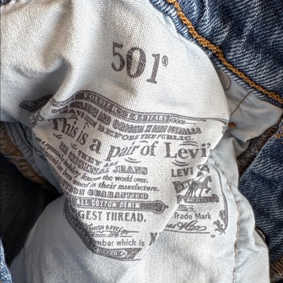 Levi’s 501 Jeans Size W27 L26 Button-fly - Picture 6 of 10